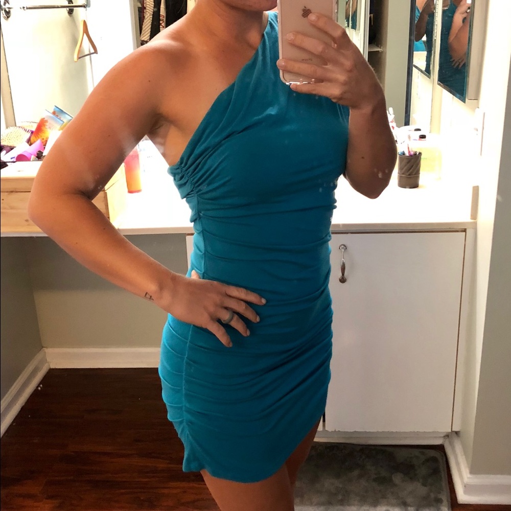Cute Bodycon One Shoulder Dress